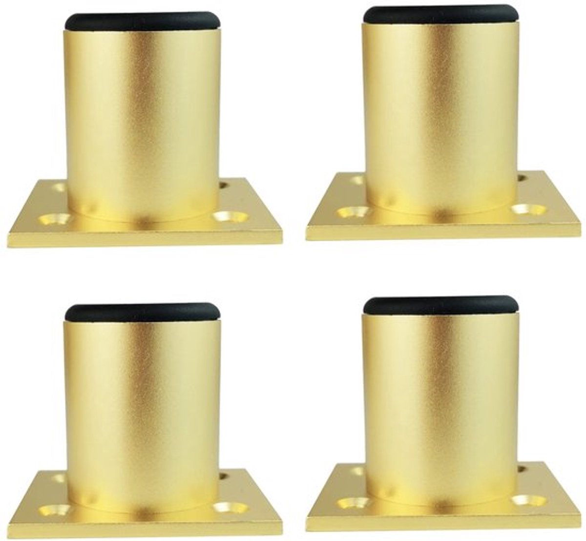 Allecto - Meubelpoten - Vervangende Steunpoten - Aluminiumlegering