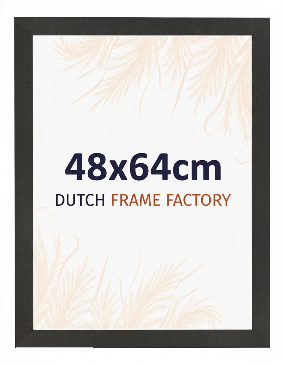 Fotolijst 67x98 cm - MDF - Wijnrood Geveegd - Benno