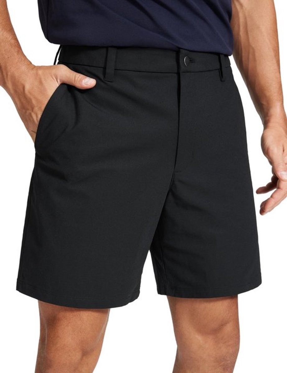 Dailygoody Comfortabele Heren Golf Shorts Golfshorts Marineblauw