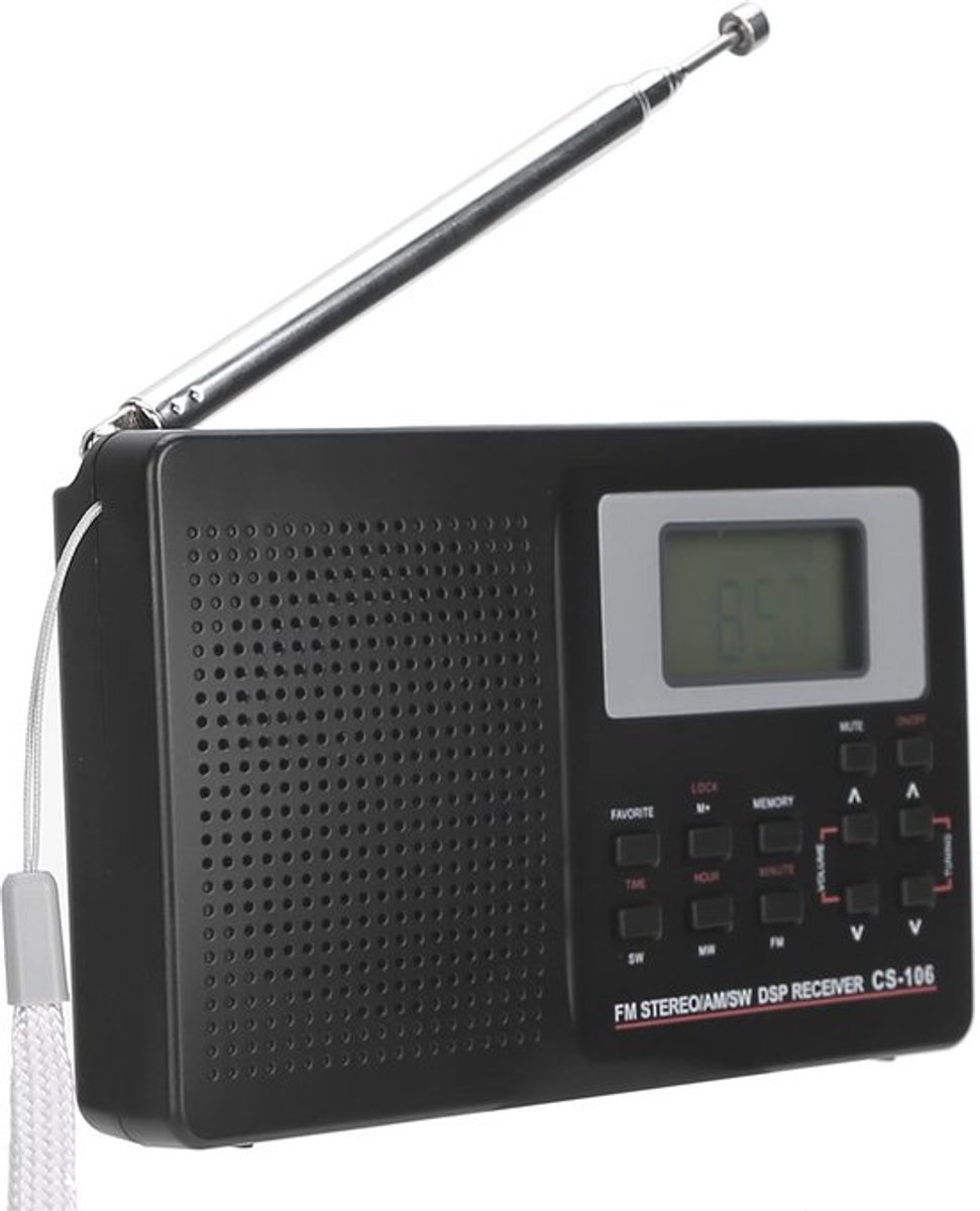 Dailygoody - Draagbare radio - Fm Am Sw Ontvanger - Compact formaat