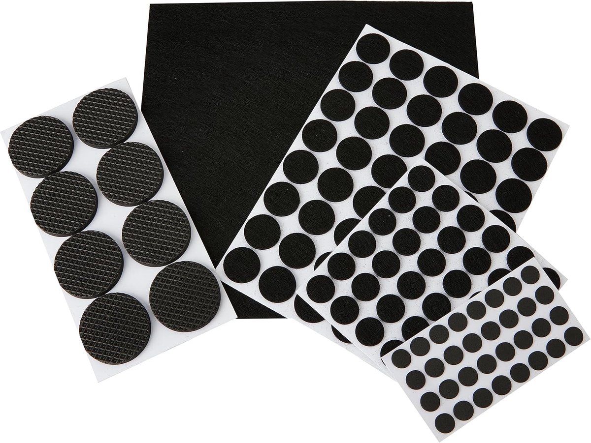 969465 Zelfklevende Pads Set 125pce 125pce Zwart