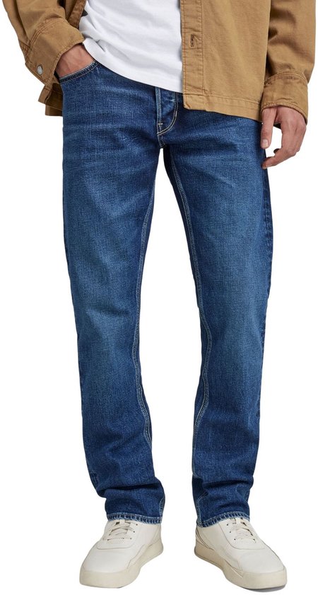 Mosa Straight Jeans voor heren in faded atlantic ocean denim met een normale taille en rechte pijpen.