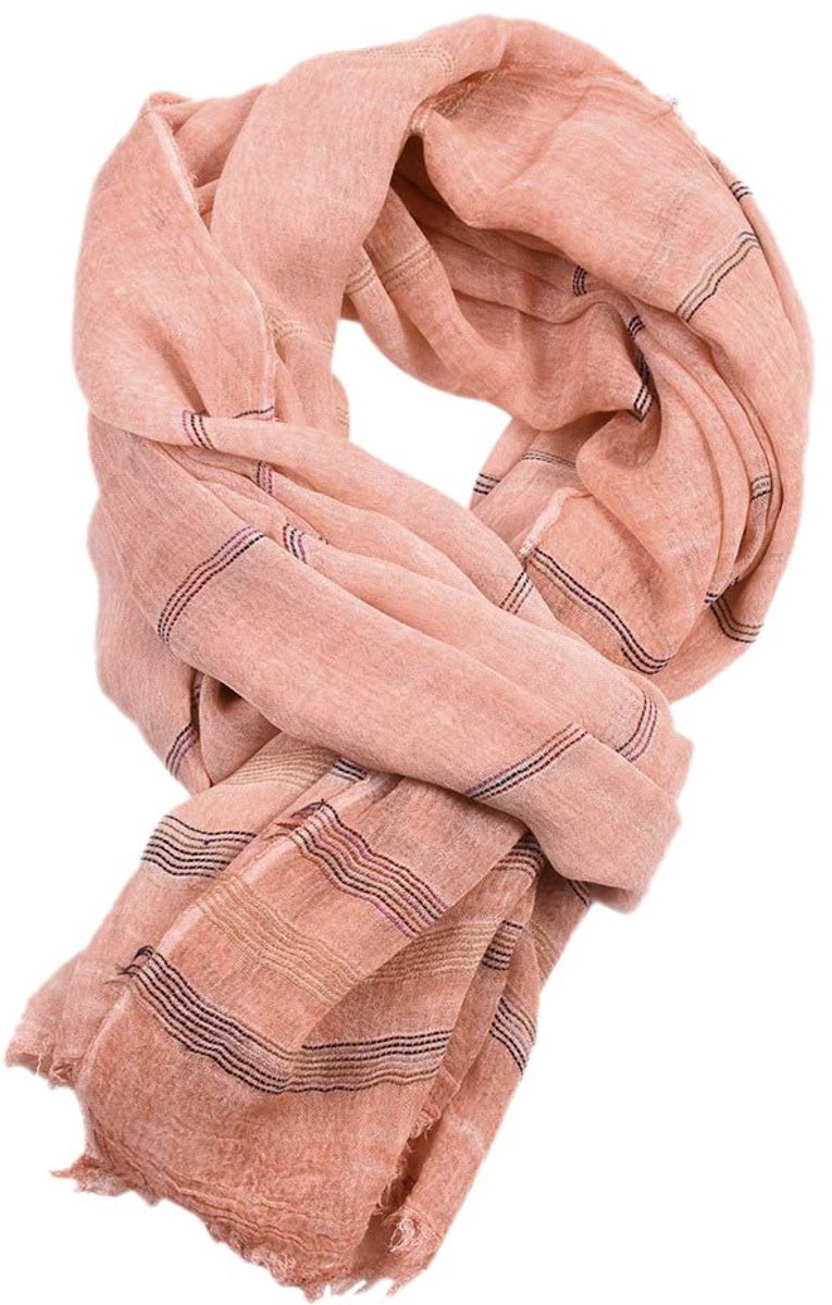 gestreept zacht warm grote viscose katoenen sjaal 190 * 90 cm
