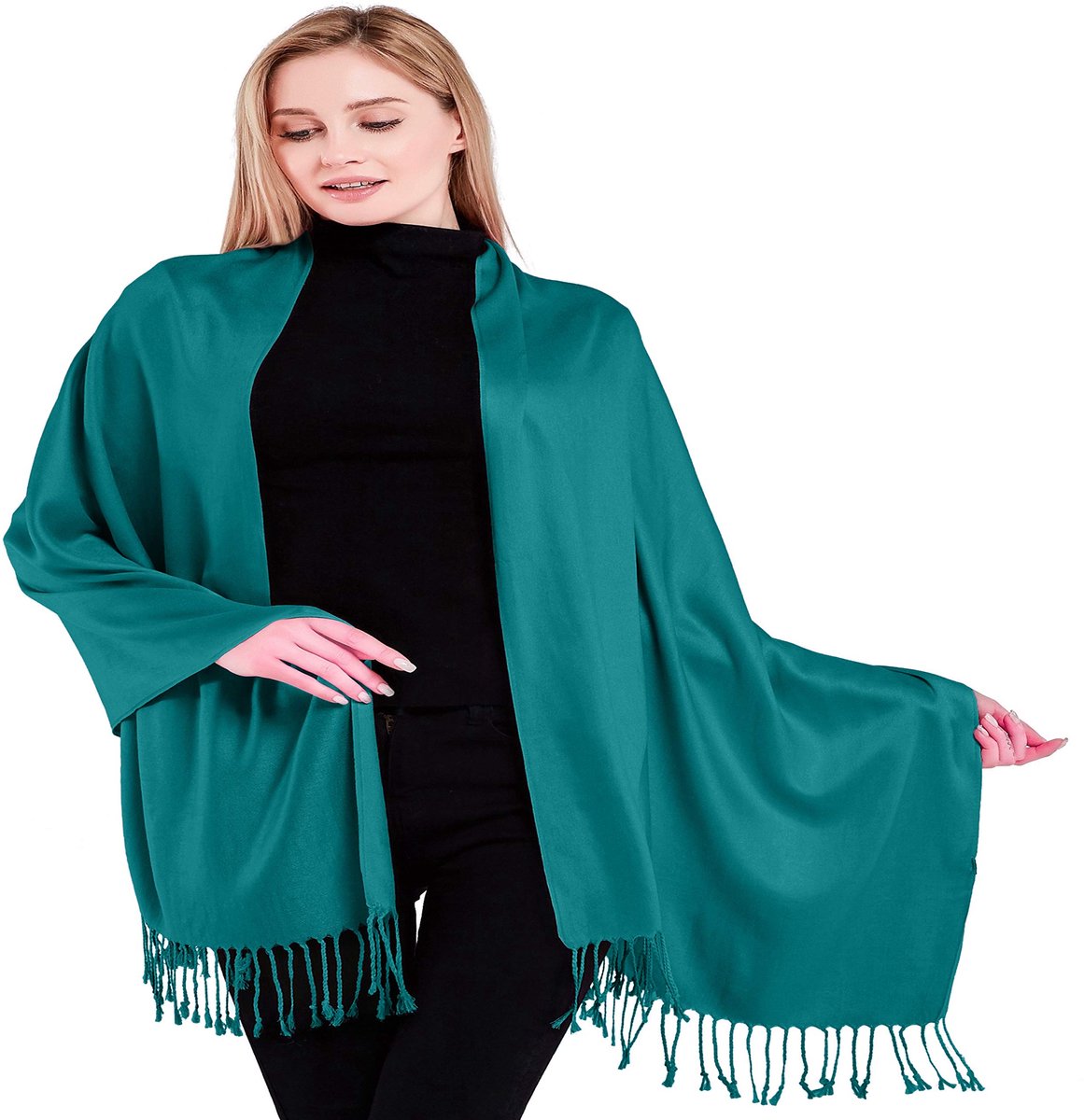 Apparel effen doeken dames Pashminasjaal (1-Pack)