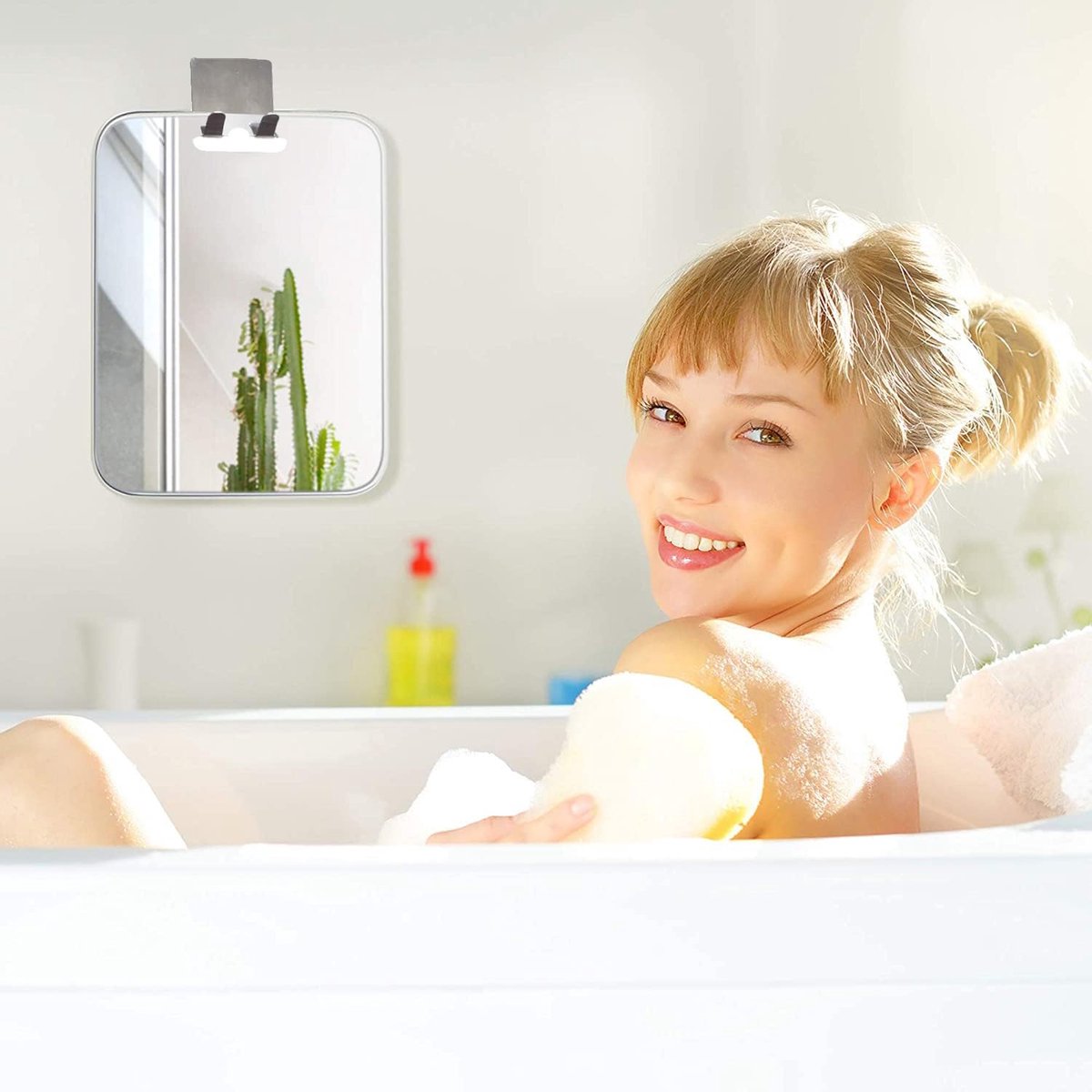 Spiegel, High-definition badkamer Mistloze douchespiegel, frameloos, slagvastheid badkamer muur opknoping douche-accessoires groot