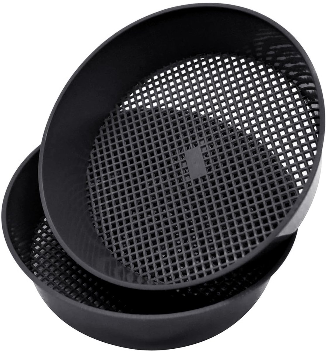 Zeef,TAIZER 2PCS Bodemzeef Zandzeef Kunststof Grondzeef Plastic Gaaszeef Tuin Steen Zaailing Mesh Zeef Tuinieren Planten Soil Stone Mesh Tuingereedschap Zaailinggereedschap