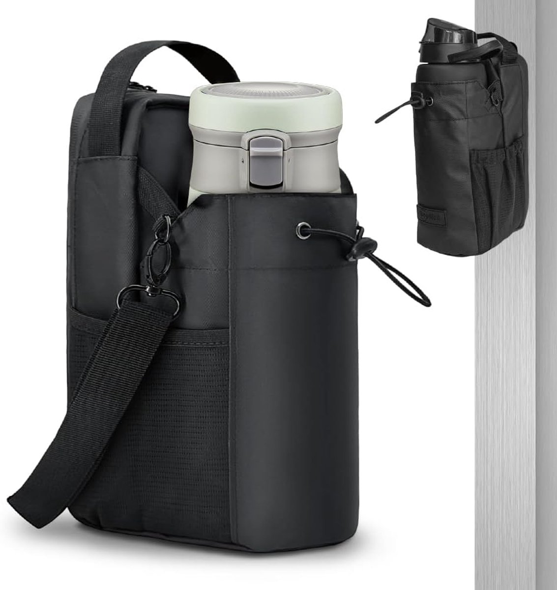 sporttas – gymtas, magnetisch, met flessenhouder, kleine sporttas voor heren en dames, gymaccessoires voor training, reizen en vrije tijd