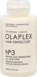 Een olaplex haarperfector nr.3 fles met witte dop.