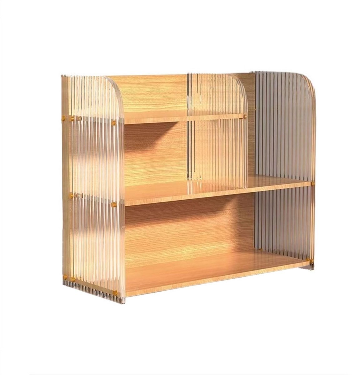 Meerlaags open acryldichtheidsbord Kleine boekenplank Office Desktop opbergrek