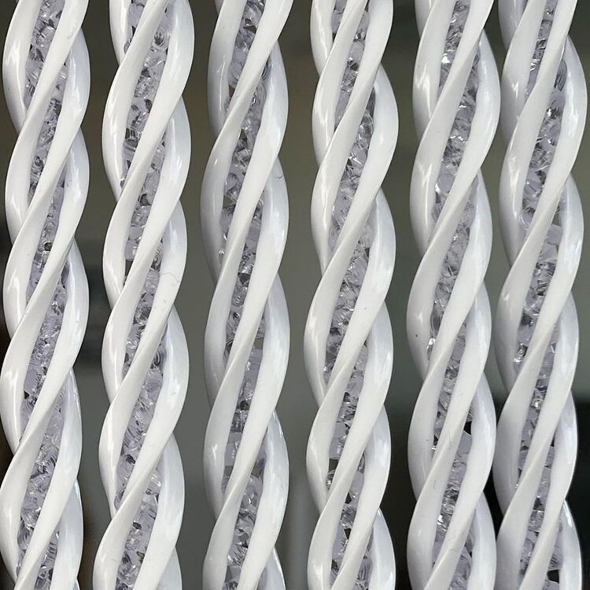 – Vliegenhor, verschillende maten en kleuren, balkondeur vliegenraam, luxe insectenbescherming, wit 120 x 250 cm