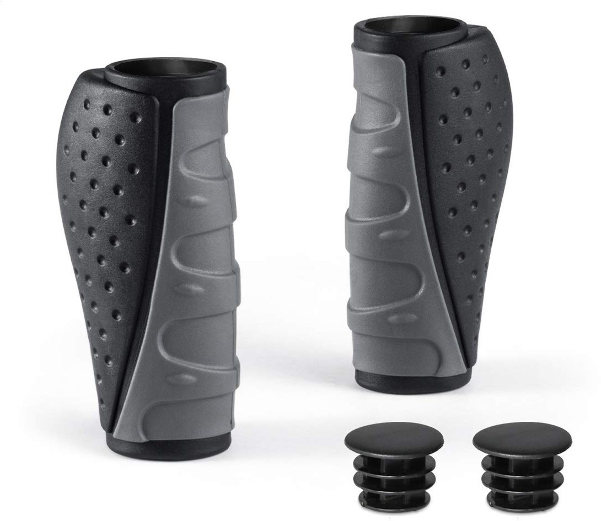 Fietsgrepen, ergonomisch, lang, kort, voor draaigreepschakeling, 22 mm stuurgrepen voor MTB-mountainbike, BMX, vouwfiets, stadsfiets, racefiets, scooter enz.