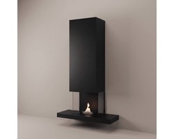 Tenderflame Riff 180 Wandhaard - Zwart - Tenderfuel - Bio-Ethanol Alternatief - Rookvrij, veilig, schoon en geurarm