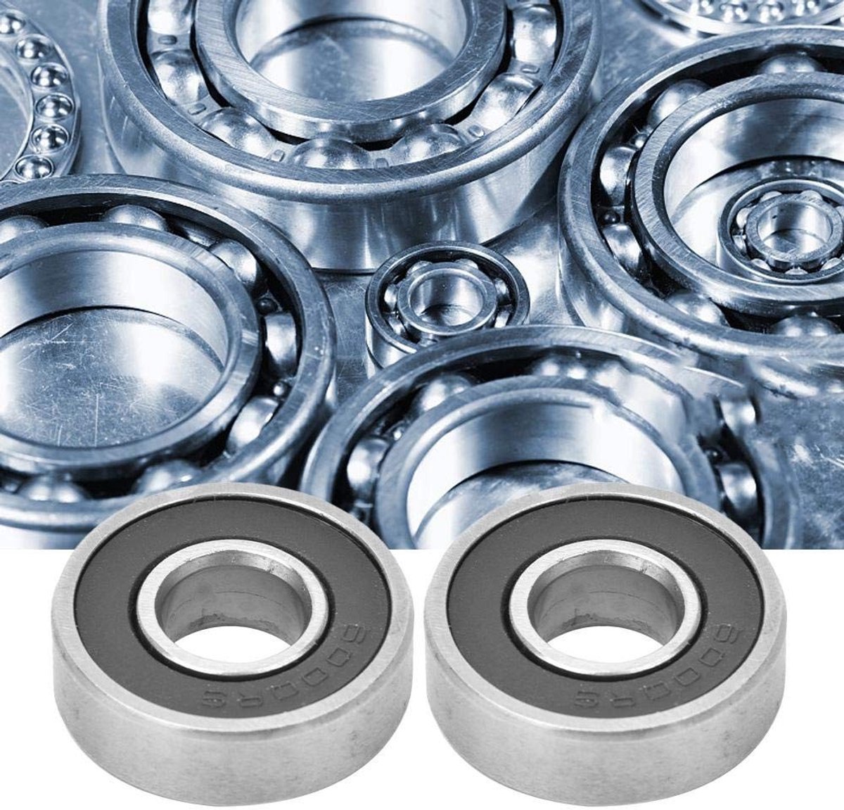 Dailygoods- Lager 6000RS Hoge Nauwkeurigheid - Mini Lager 10x26x8mm - Koolstofstaal - Stabiele Prestaties - Lange Levensduur - Betrouwbaar Vakmanschap - Rollager