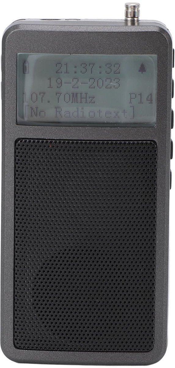 Dailygoods- FM Radio Draagbaar - Handheld Bluetooth Radio - 30 Opslagbare Stations - Oplaadbare Batterij - Stereo Geluidseffect - ABS Materiaal - Draagbare Radio