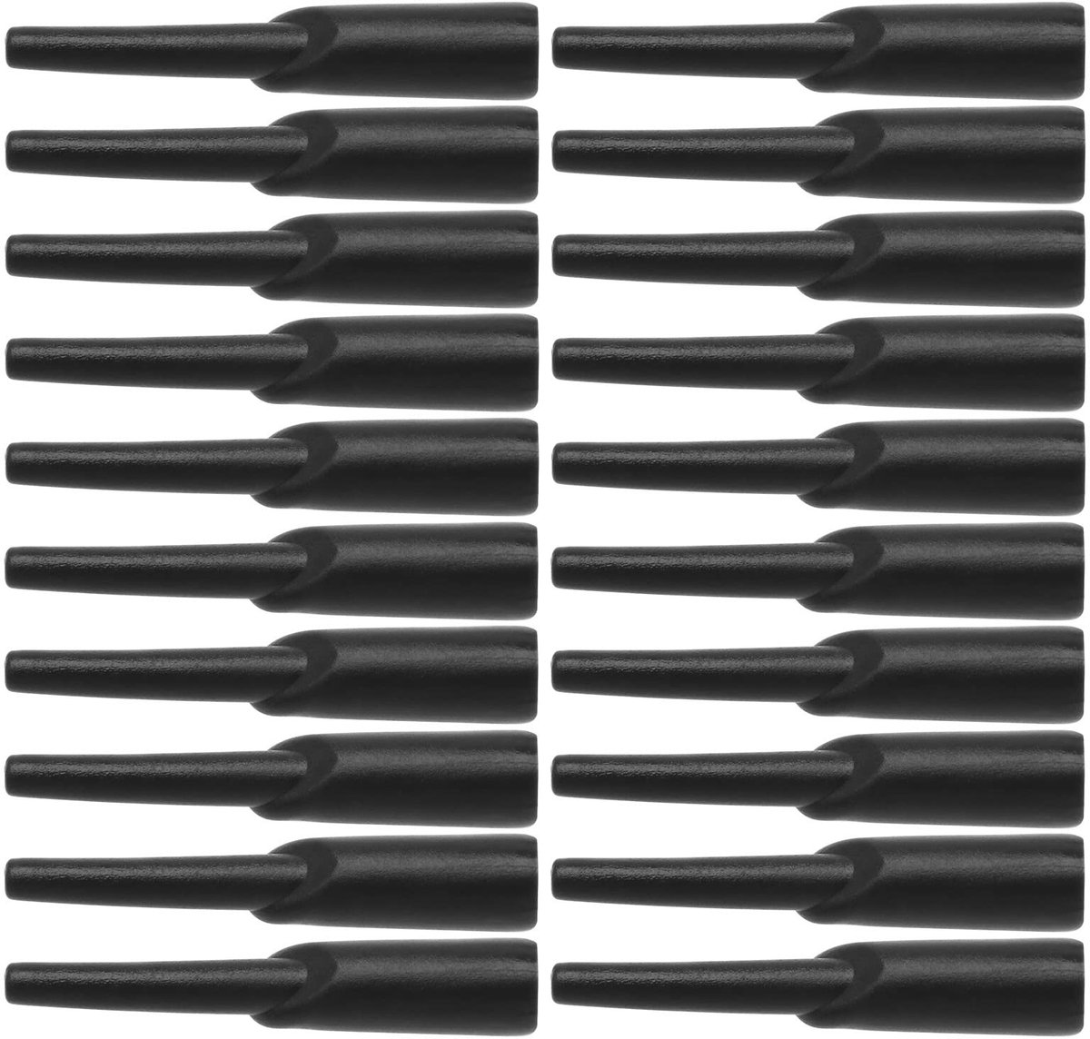 Dailygoods- Chod Bufferparelhouder 50 stuks - Rubber - Draaibare Aansluiting - Hengelaccessoires - Duurzaam - 33 x 6 mm