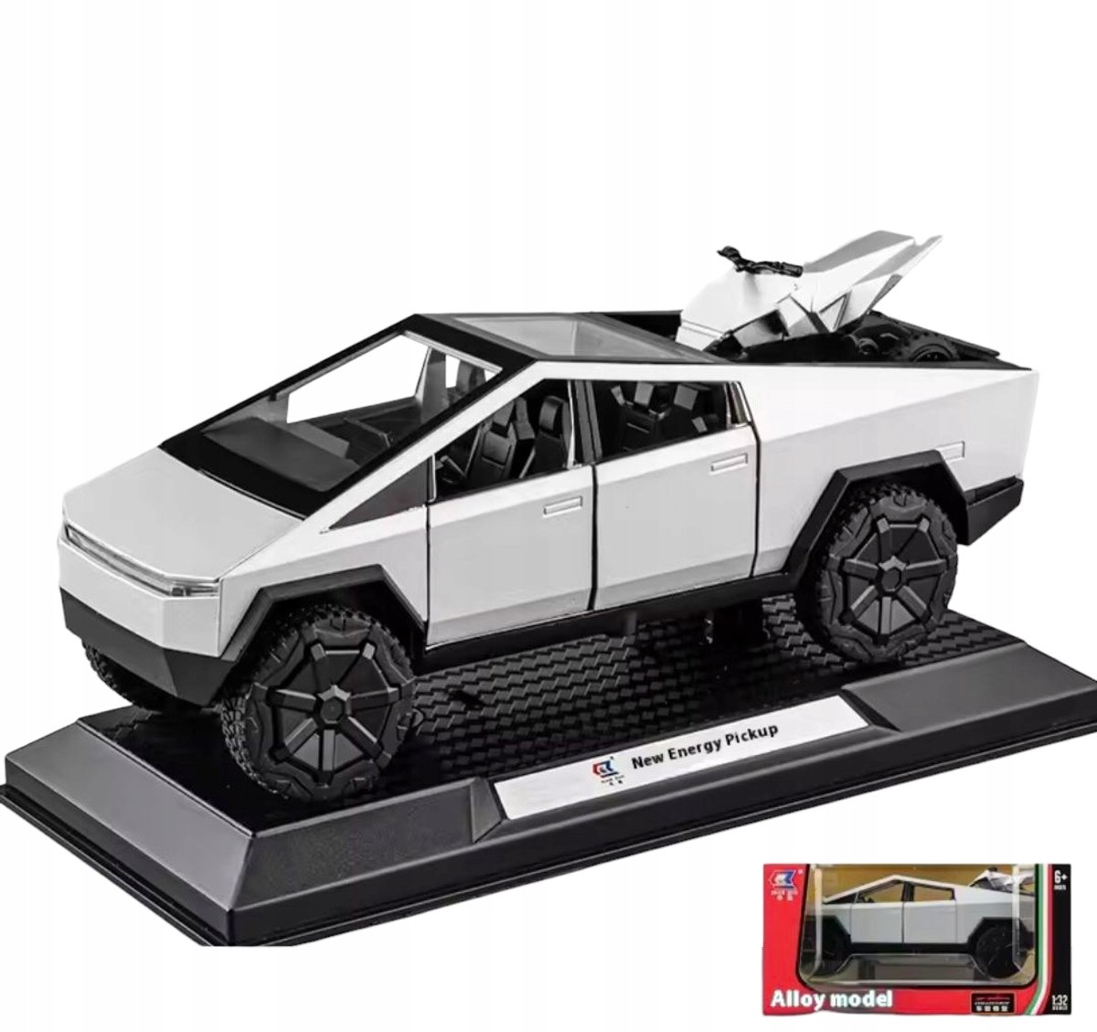 Tesla Cybertruck Modelauto 1:32 met Quad, LED & Geluid