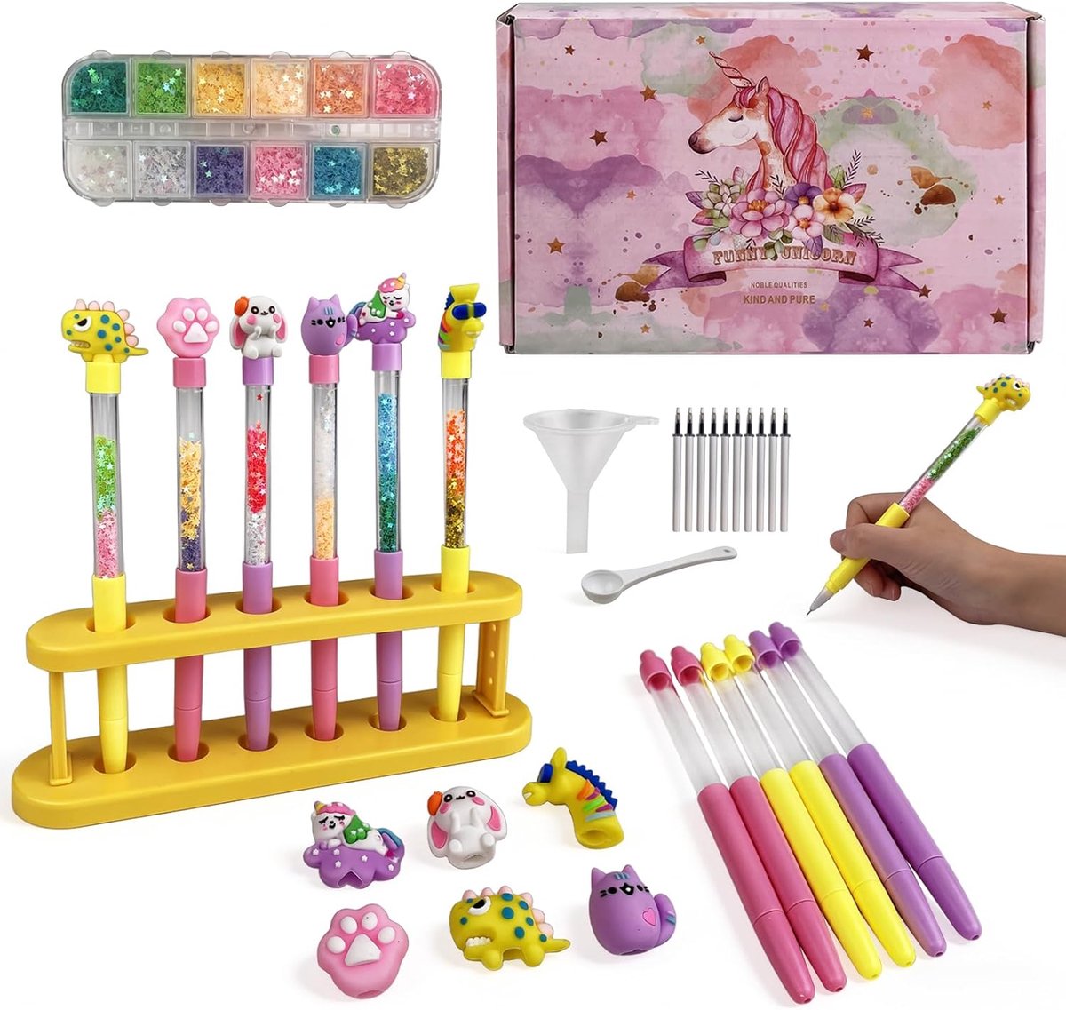 Pens DIY Making Set - 37-delige creatieve set - Persoonlijke pen maken - Perfect voor knutselplezier - ShopVlot