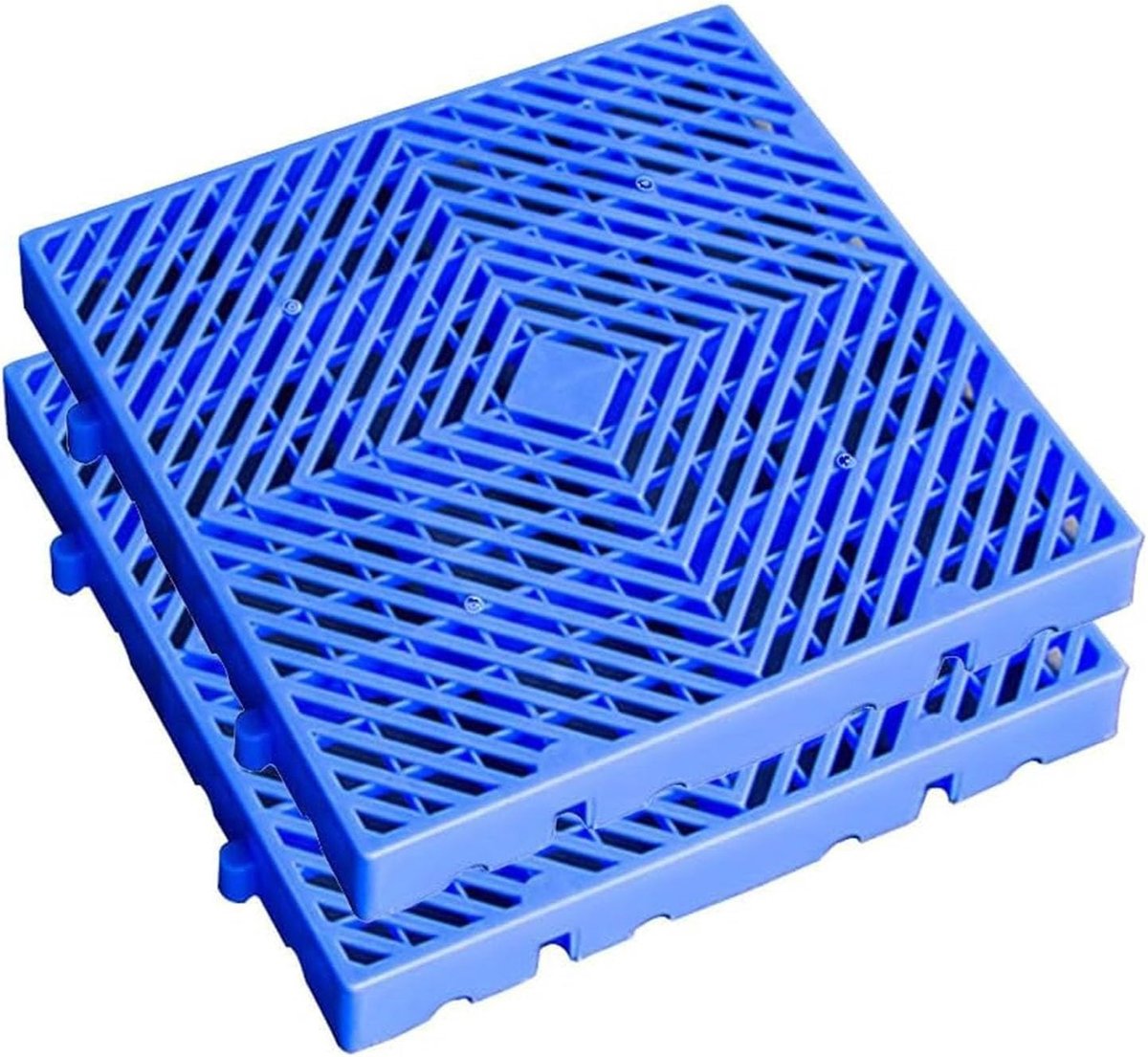 Plastic pallet 30x30x5 cm - waterbestendig - lichtgewicht - ideaal voor supermarkt en buitengebruik - ShopVlot