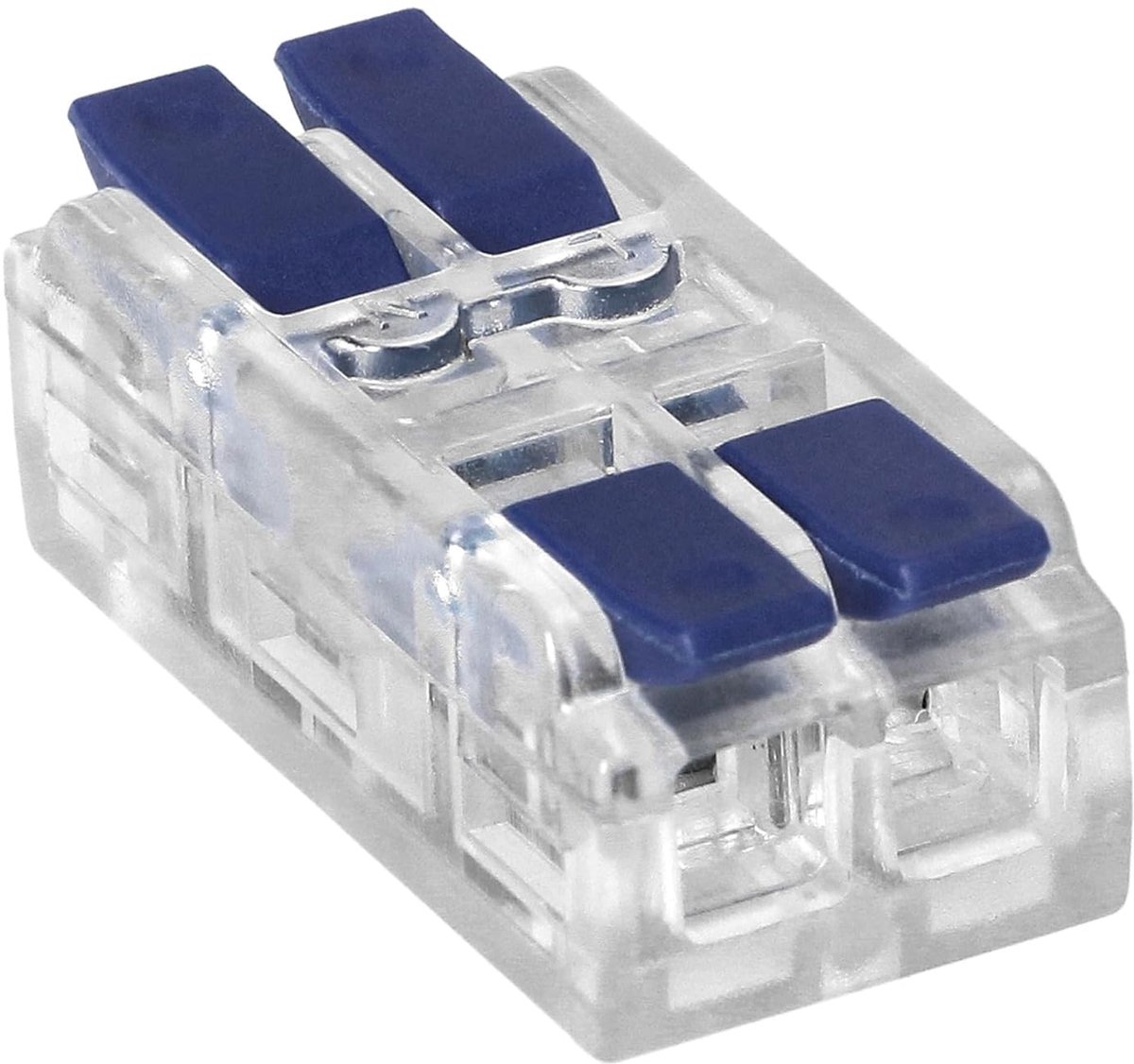 Aansluitblok connector dubbelzijdig - 0,75-4mm² - met snelle ontgrendeling - ideaal voor kroonluchters - SnelShoppen