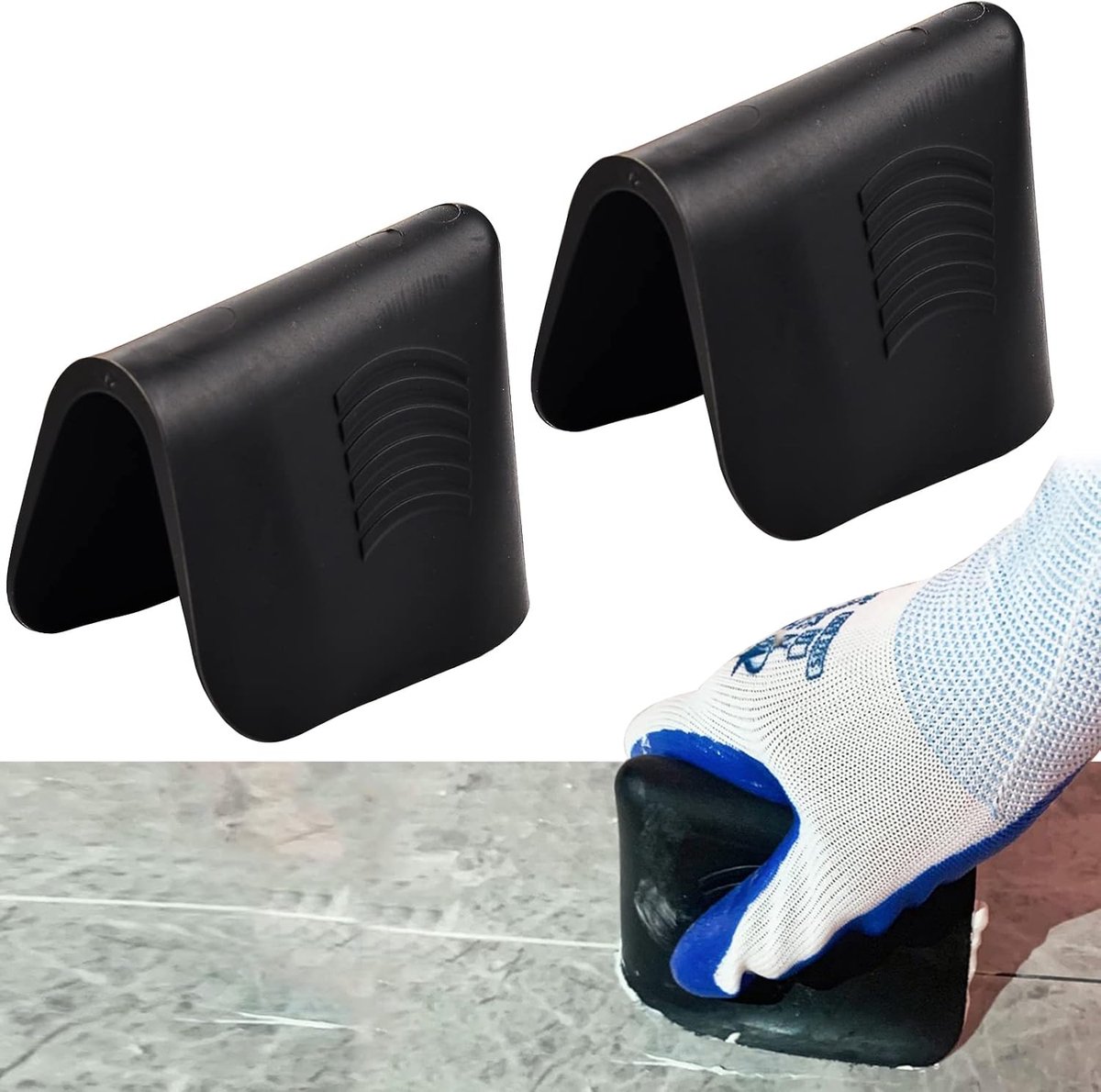 Handsealing Tool Set - 2-delige voegafwerking - Zwart - Makkelijk voor keramische tegels - SnelShoppen