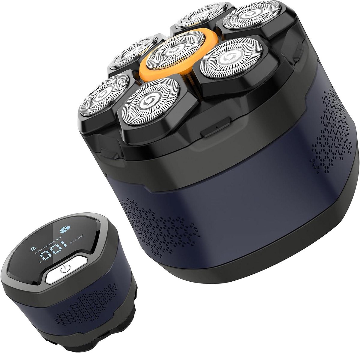 Scheerapparaat voor Mannen - Elektrische Razor - Glad Scheren - 7D Flexibele Kop - IPX6 Waterdicht - Blauw