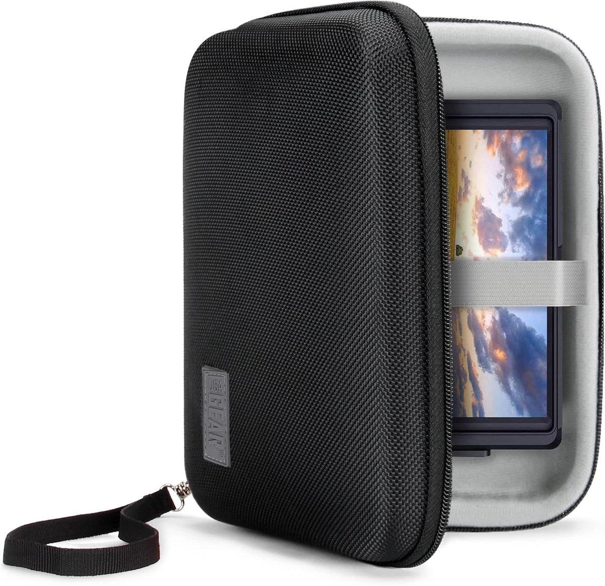 Camera monitor tas 7.5 inch - harde case - weerbestendig - bescherming voor gevoelige apparatuur - SnelShoppen