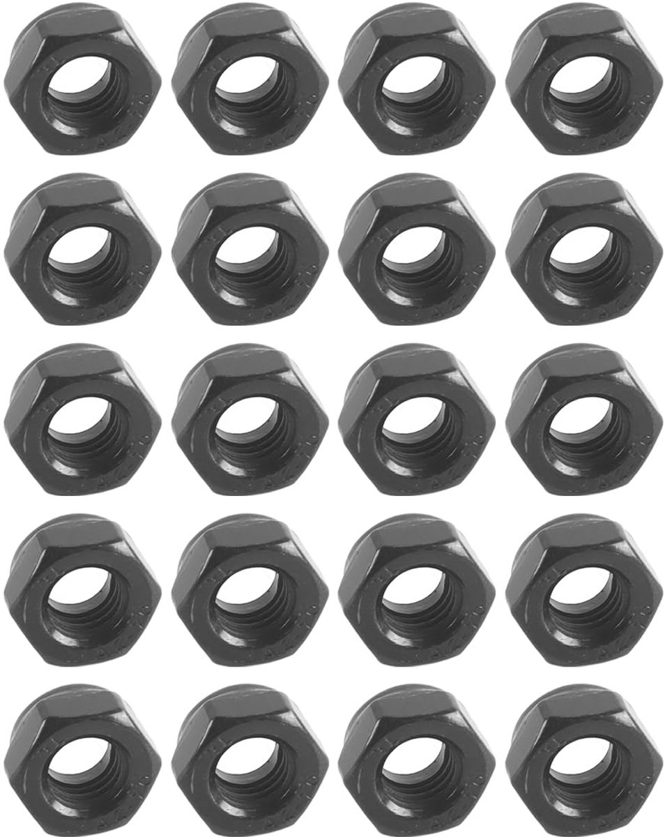 Zelfsluitende moeren M8 - roestvrij staal - nylon inzetstukken - ideaal voor industriële constructies - SnelShoppen