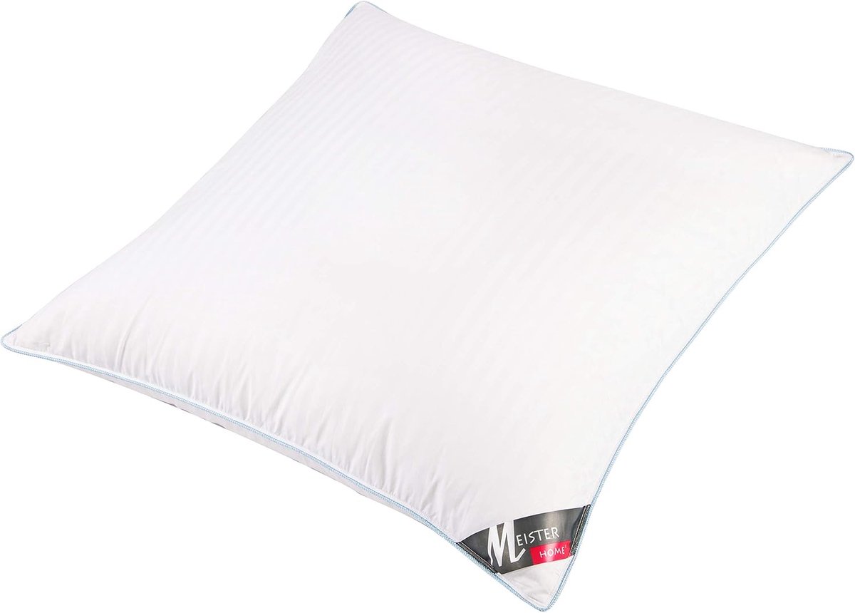 Donskussen 80 x 80 cm - 50% dons 50% katoen - Premium kwaliteit - Perfect voor een goede nachtrust - ShopVlot