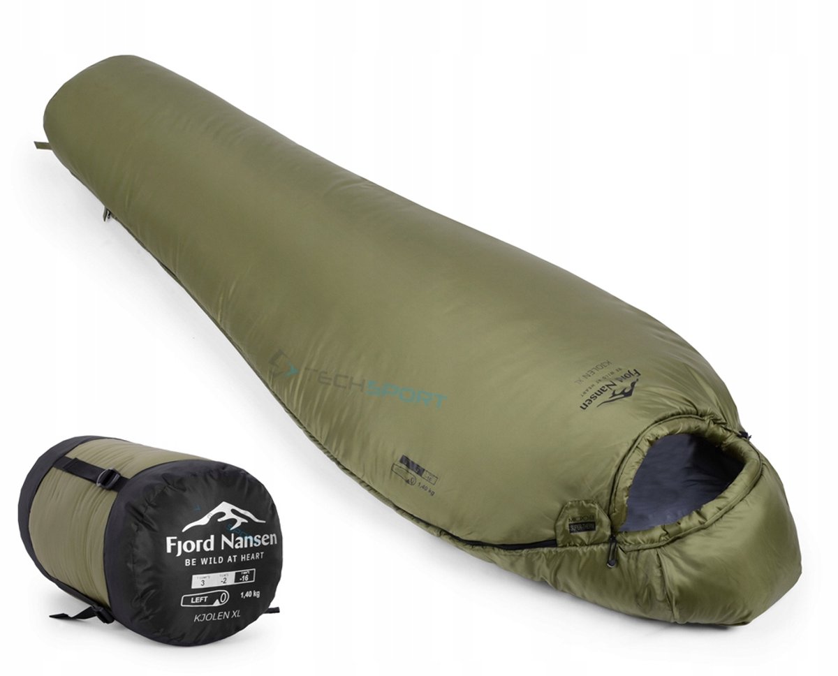 Mummy Slaapzak XL -16°C, waterdicht, licht van gewicht