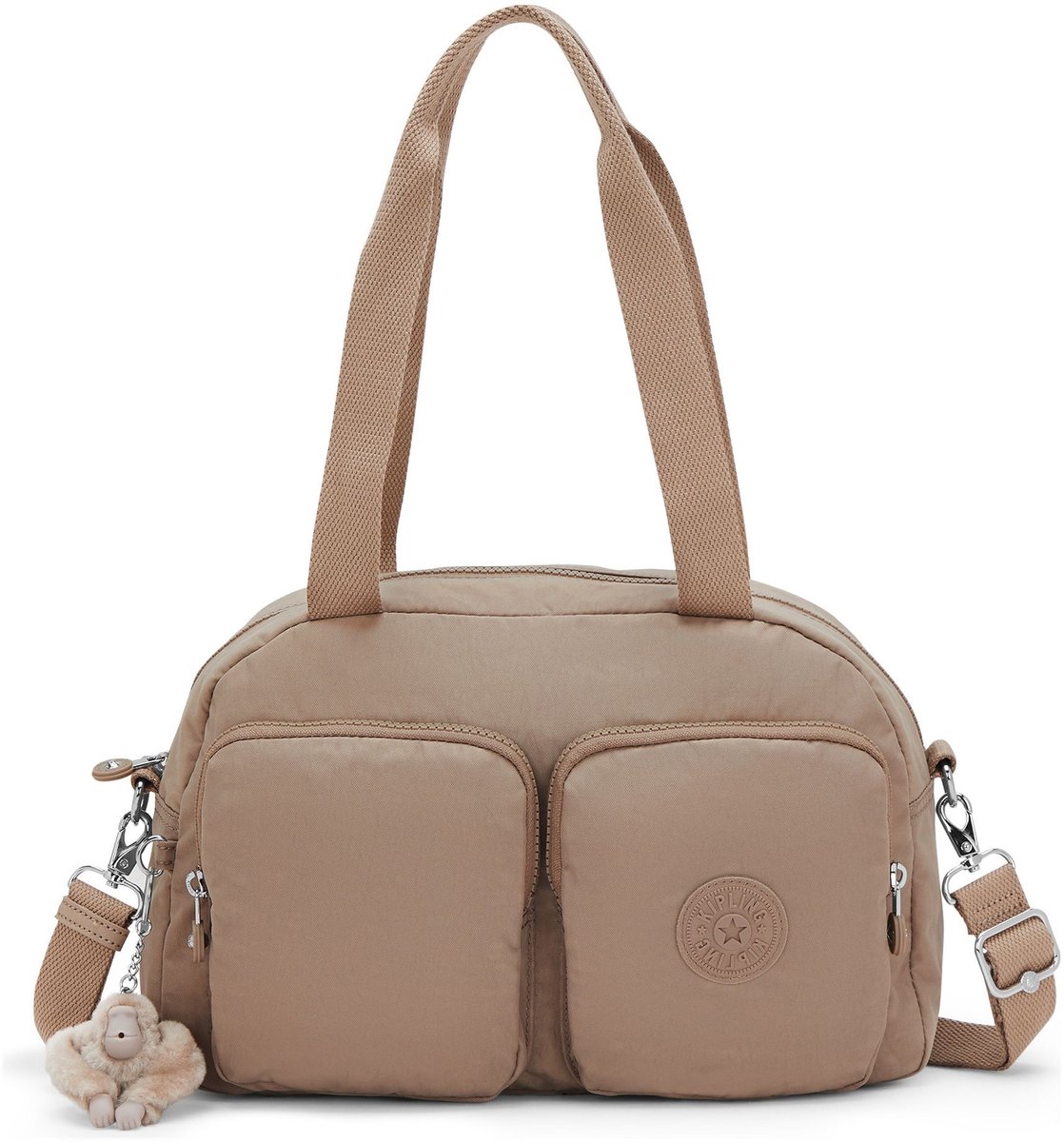 kipling schoudertas Cool Defea Medium Shoulderbag Tan Beige Taupe