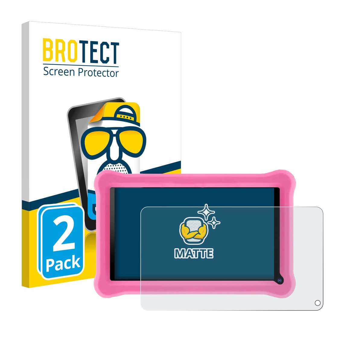 BROTECT - Screenprotector voor Sannuo K708 7" - Folie Beschermfolie matte 2 Stuks