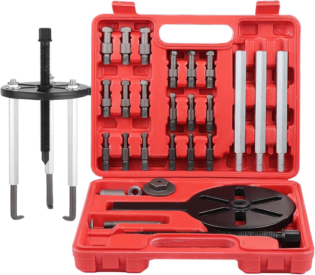 Lagertrekker set 21-in-1 - Drieklauw trekker - Inclusief binnenlager trekker - Efficiënte lagerontmanteling - ShopVlot