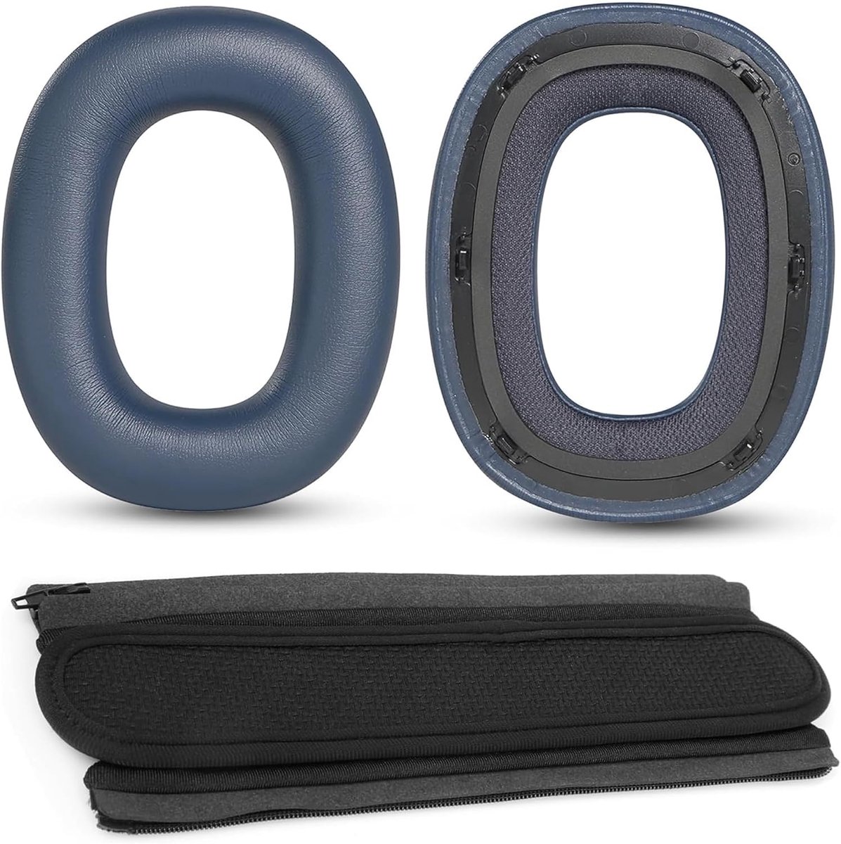 Oorkussens vervanging - Compatibel met Bowers & Wilkins PX8/PX7 S2E/PX7 S2 - Kunstleer/Geheugenfoam - ShopVlot