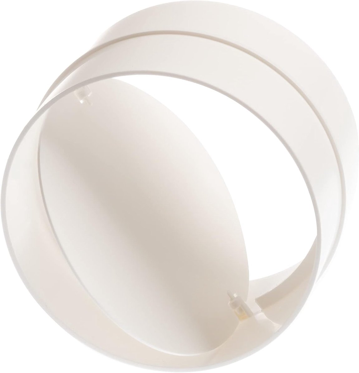 Ventilatieconnector Ø 100 mm - met terugslagklep - eenvoudig te monteren - ideaal voor ventilatiesystemen - ShopVlot