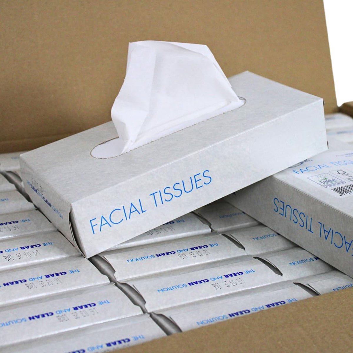 Cosmetische doekjes 4.000 stuks - 2-laags cellulosepapier - 40 dozen van 100 - ideaal voor dagelijks gebruik - ShopVlot