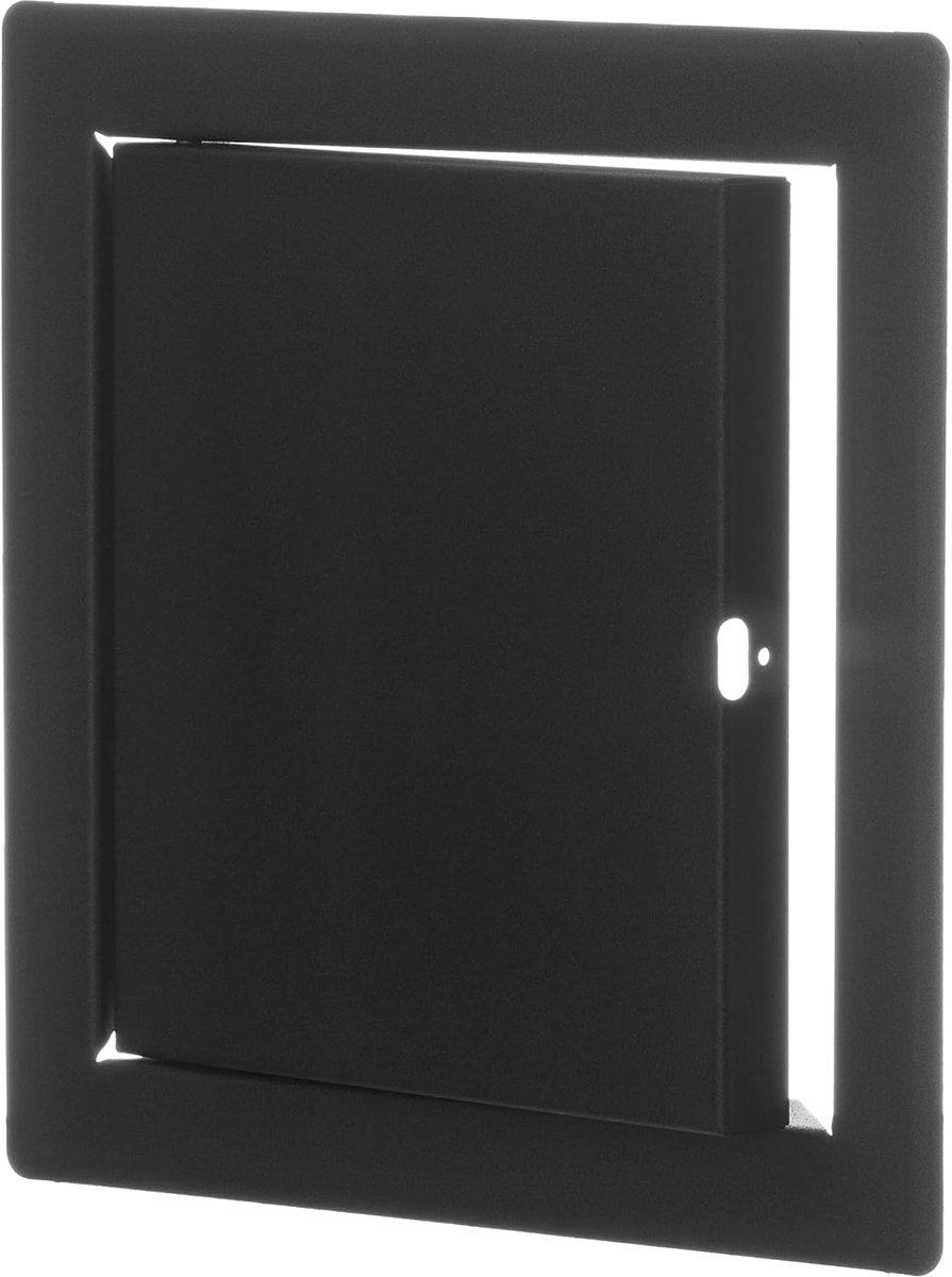 Inspectiedeur 150x150mm - antraciet metaal - corrosiebestendig - eenvoudig te openen - ShopVlot