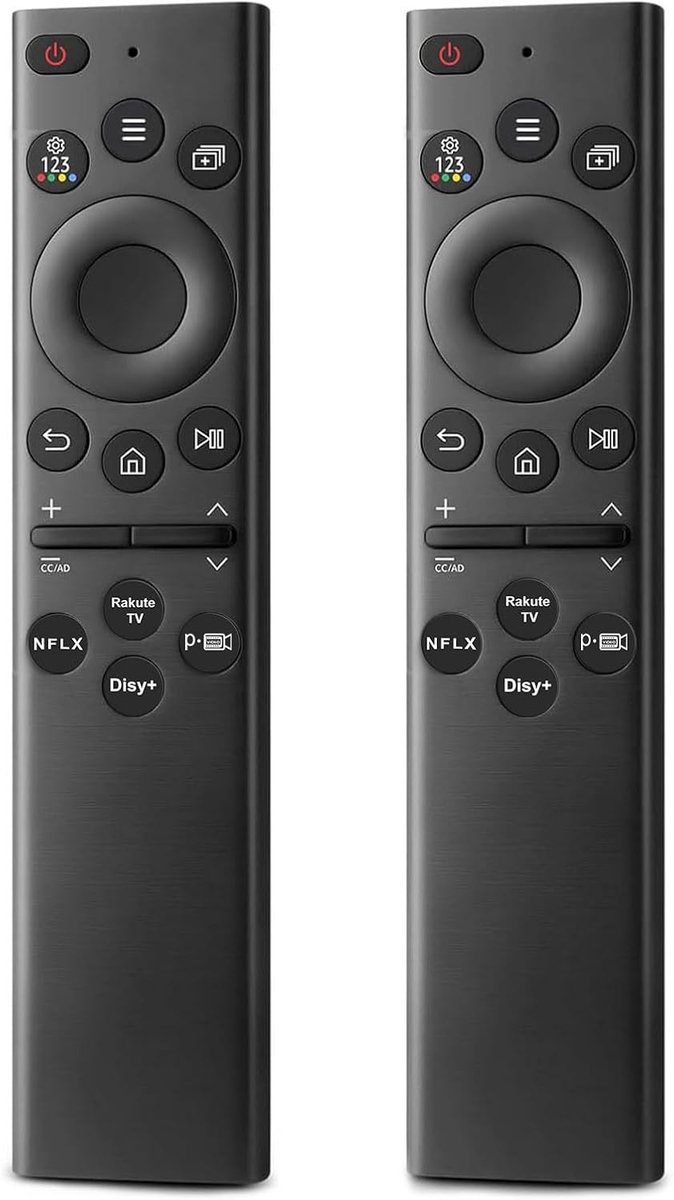 Vervangende afstandsbediening voor Samsung TV - 2 stuks - infrarood - directe toegang tot streaming-apps - ShopVlot