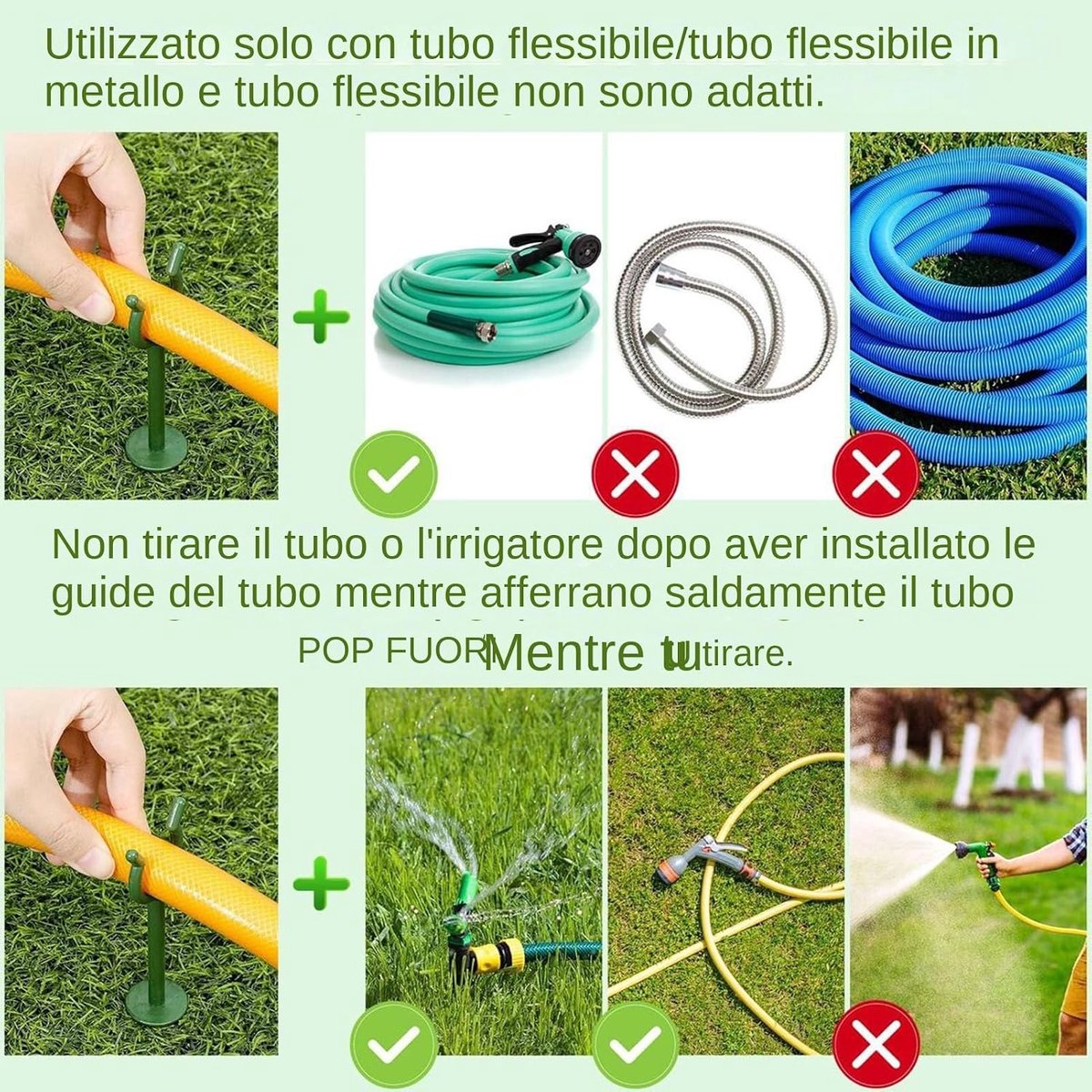 Slanggeleider - Tuinslanghouder - Georganiseerde Tuin - Weerbestendig Materiaal - 19 cm - Groen – foto 4