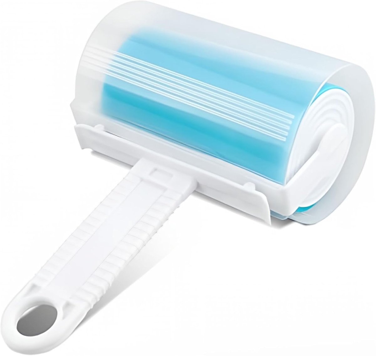 Klevende Ribbons Roller - Wasbaar - Blauw - Verwijdert dierenharen en kruimels - ShopVlot