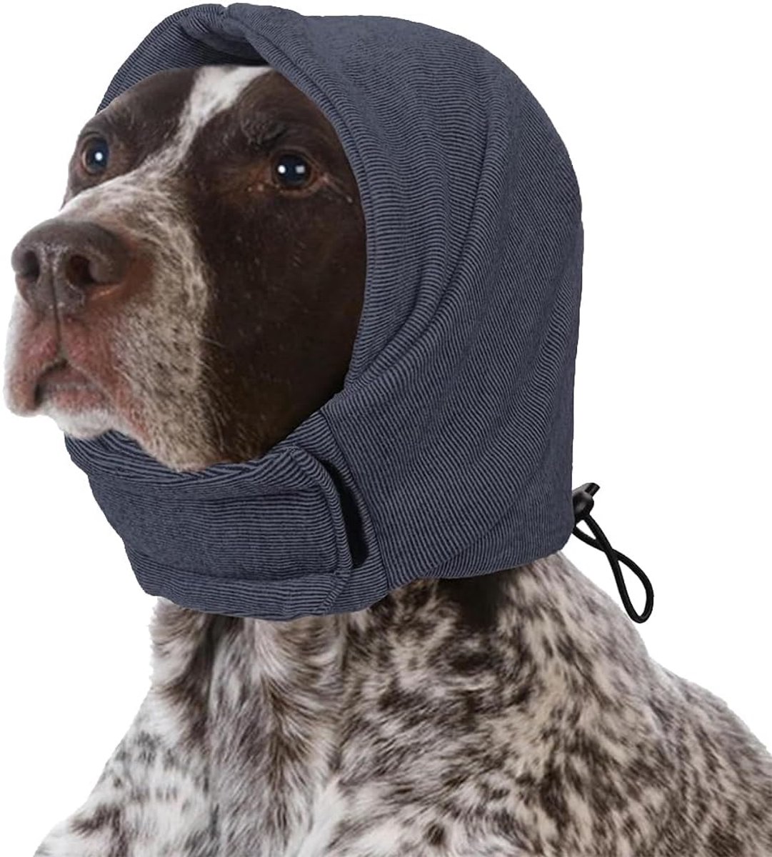 Honden Oorkappen Geluiddemping - Verstelbaar M - Grijs - Beschermt tegen angstige geluiden - ShopVlot