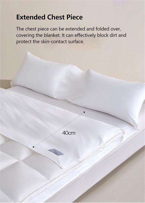Slaapzakvoering Katoen - Reislaken Slaapzak - Comfortabel Slapen Onderweg - Huidvriendelijk Ademend Materiaal - 130x210cm - Goud — afbeelding 3