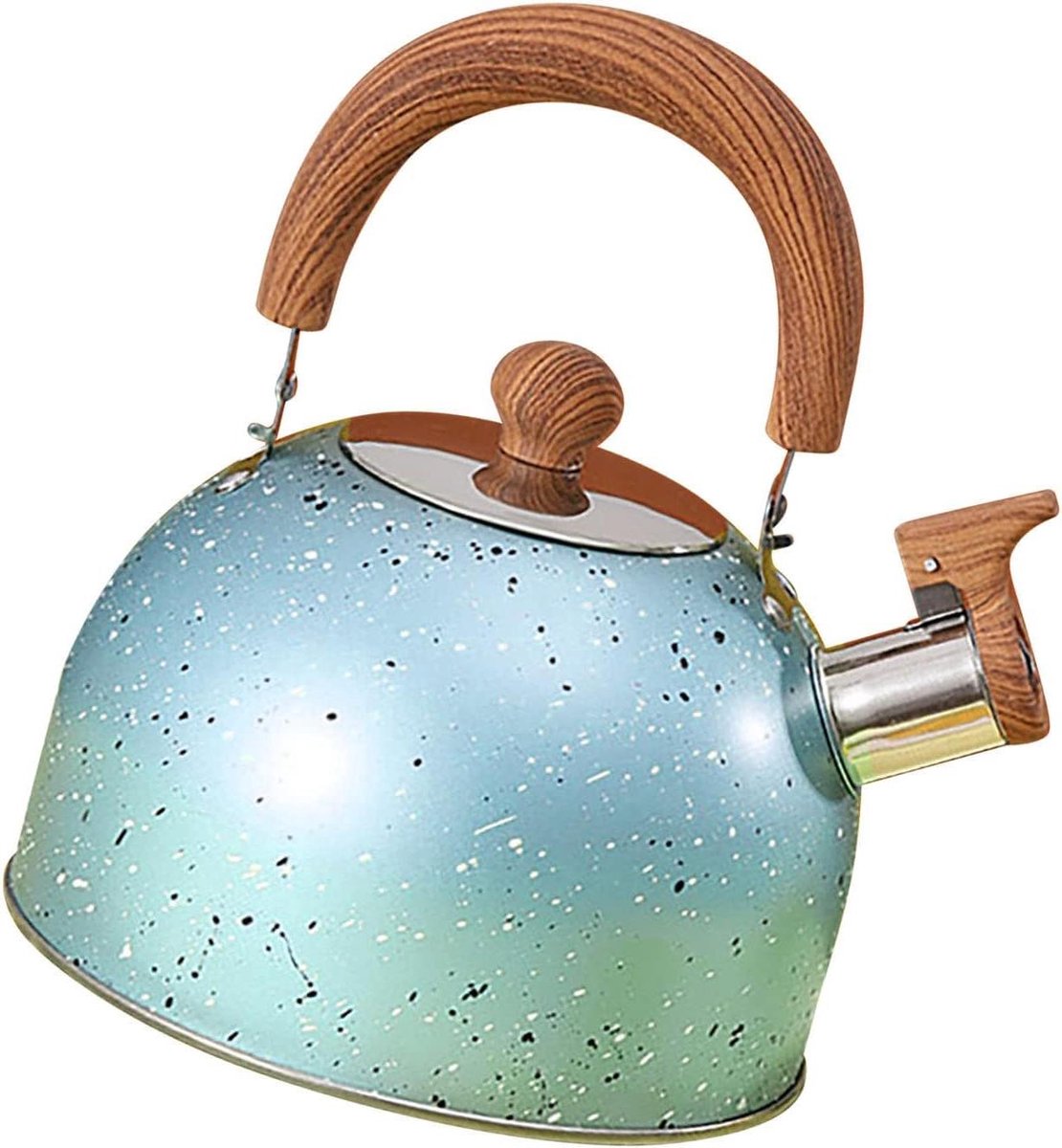 Waterkoker Roestvrij Staal - Theepot Ketel - Snel Water Koken - Anti-corrosie Materiaal - 2 Liter - Blauw