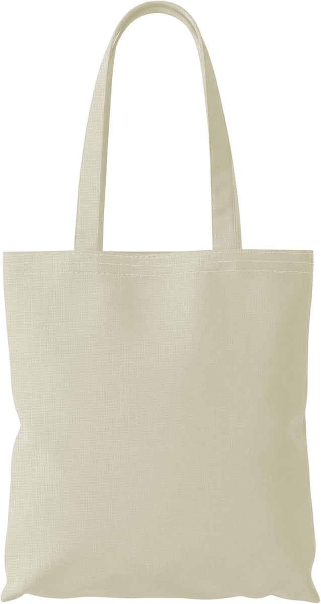 Tote Bag Extra Sterk - 100% Katoen Canvas - Herbruikbare Winkeltas - Ideaal voor Boodschappen - SnelShoppen