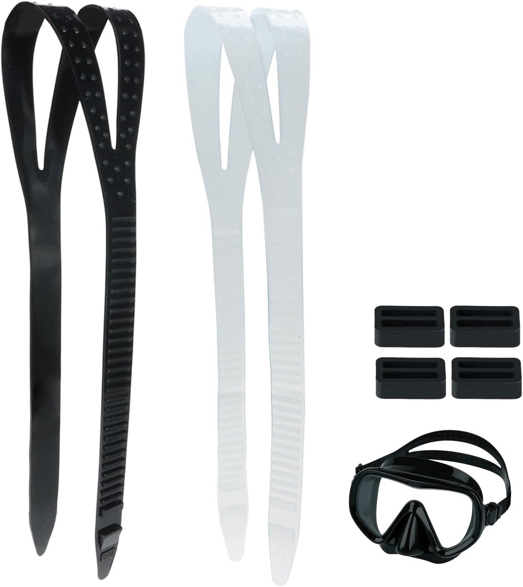 Duikmasker band 2 stuks - Silicoon vervangband - Universele snorkelband - Ideaal voor duiken en zwemmen - SnelShoppen