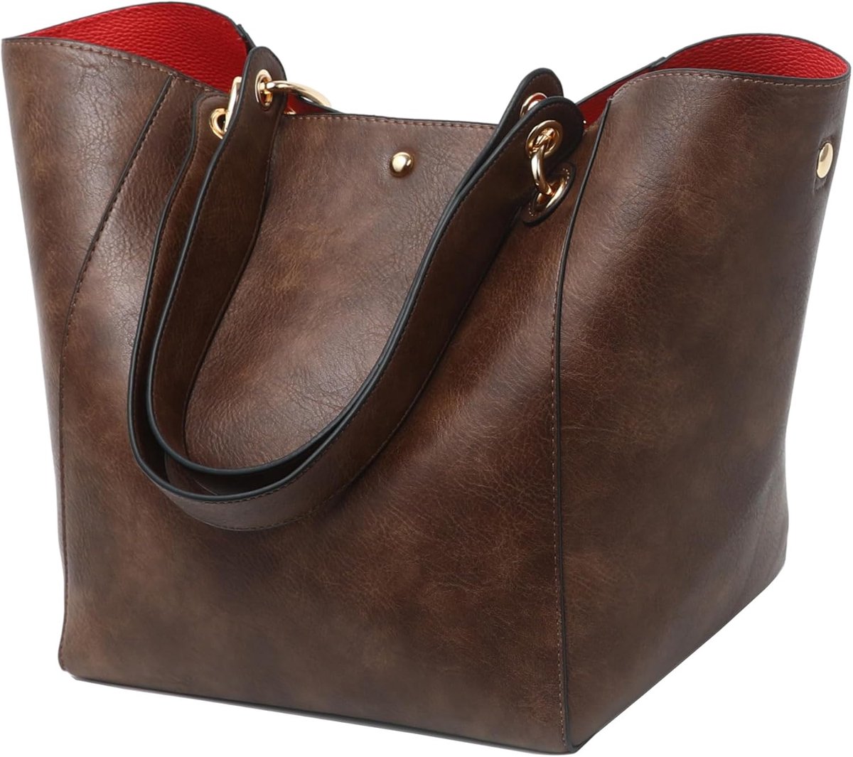 Crossbody tas dames - leren schoudertas - hobo stijl - trendy en veelzijdig - SnelShoppen