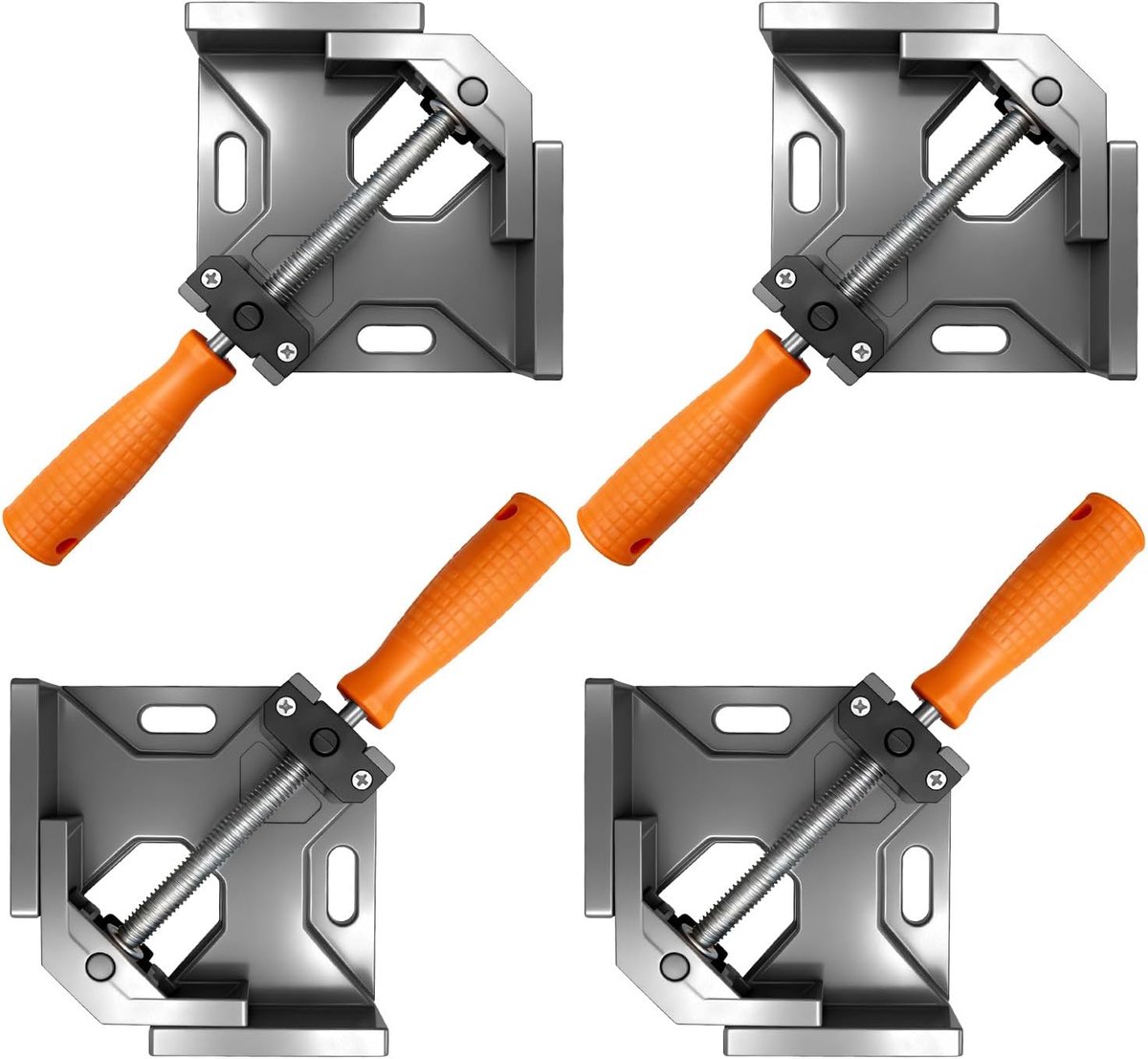 Hoekspanners 90 graden - aluminiumlegering - verstelbare roterende bek - ideaal voor houtbewerking - SnelShoppen