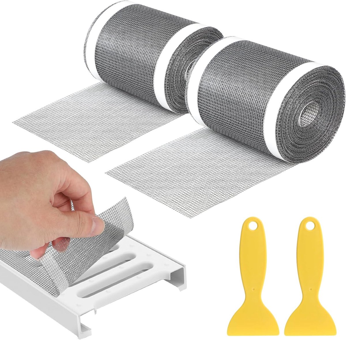 Haarvanger zelfklevend 10 m - 2 stuks - flexibele tape - voorkomt verstoppingen - SnelShoppen