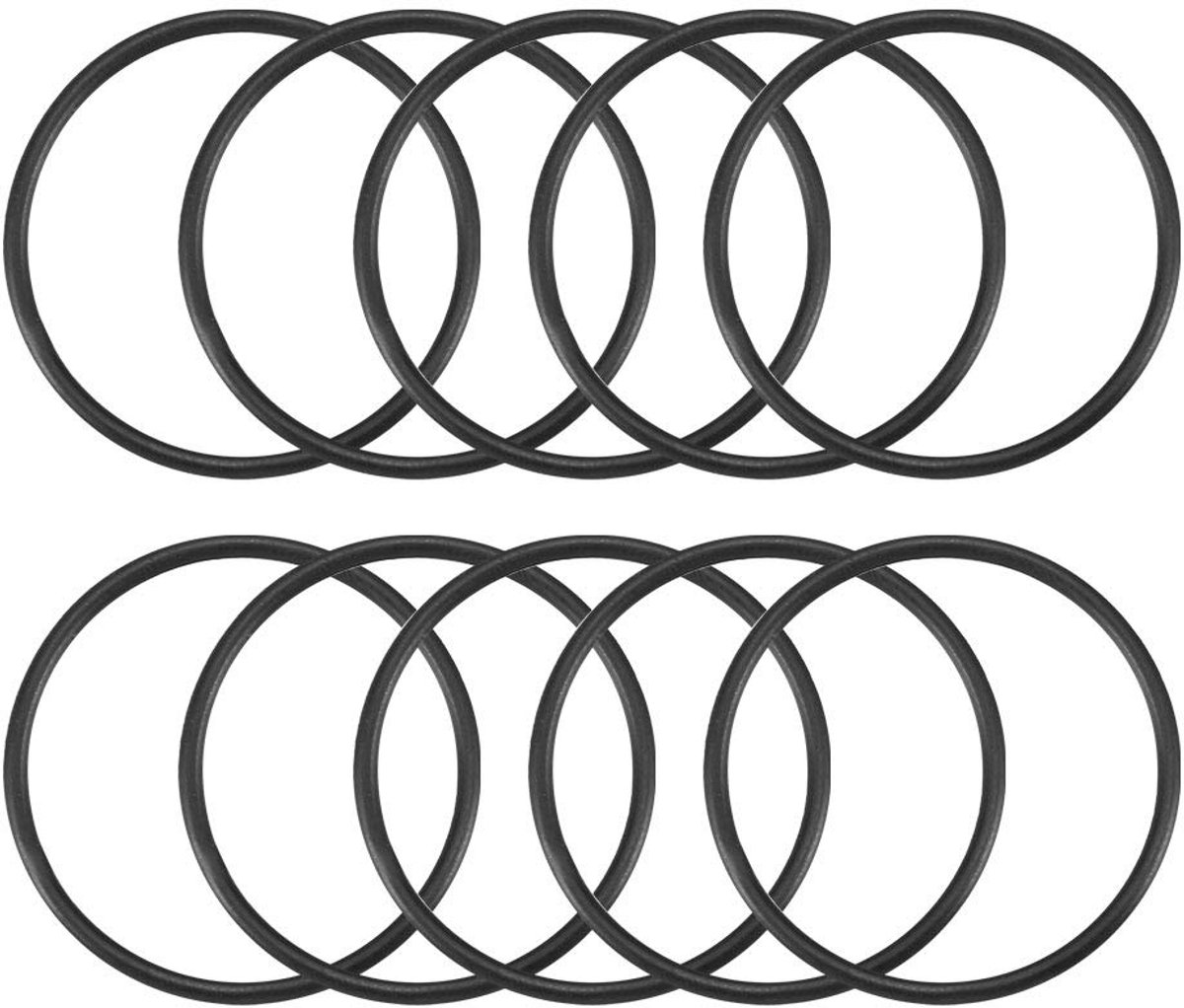 10 Stks Zwart Rubber Oliefilter Afdichting O Ring Pakking 28 mm x 25 mm x 1,5 mm
