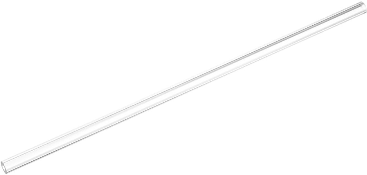 2 stuks transparante buisslang 4 mm ID x 10 mm (3/8") OD 1Ft(305mm) ronde kunststof polycarbonaat slang