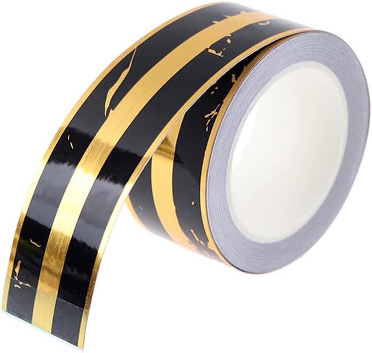 5M Zwart Goud Zelfklevende Tegel Sticker Waterdichte Waterdichte Tegel Sticker Floor Strip Schoonheid Naaien Sticker Woondecoratie